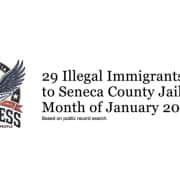 Fostoria News The Fostoria Free Press logo with headline about illegal immigrants in Seneca County Jail.